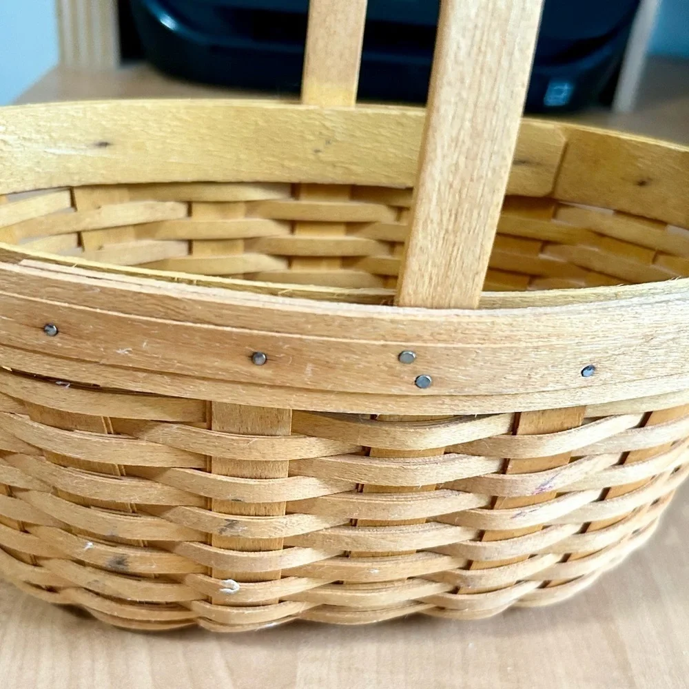 Longaberger basket 2000 Century Celebration with Protector & Lid & booklet